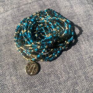 Beaded Bracelet with Charm